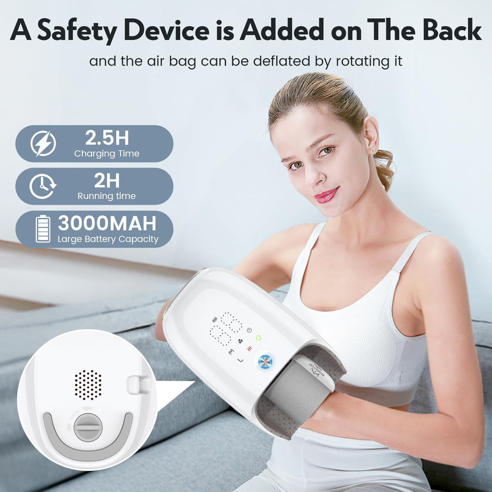Ehightop hand massager temperature settings let you customize warmth.