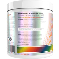 EHP Labs OxyShred gummy snake close-up of label and branding.