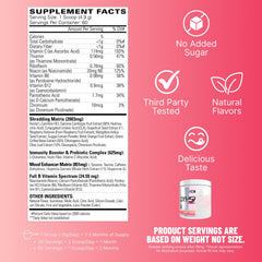 OxyShred ready-to-mix powder serving in a glass for pre-workout energy