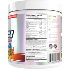 EHP Labs OxyShred gummy snake setup ready for a workout session.