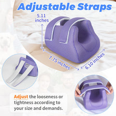 Adjustable strap ensures secure fit for the heel cushion.