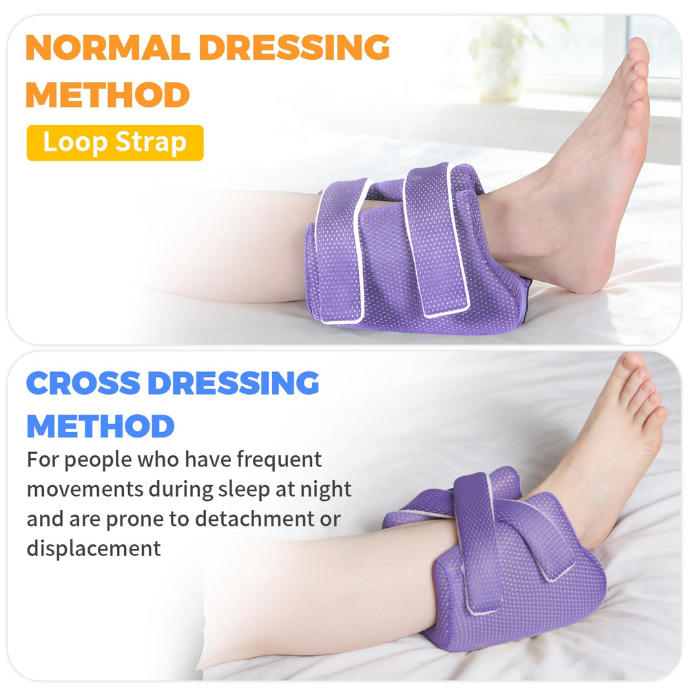 Ehucon heel pillow used for recovery and comfortable positioning.