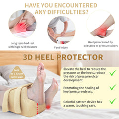 EHUCONGAITB heel protector open-air design keeps the foot secure with an elastic strap.