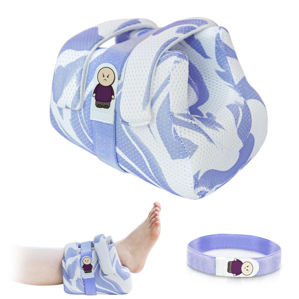 EHUCONGAITB heel protector with a warm pattern for comfortable bed rest.