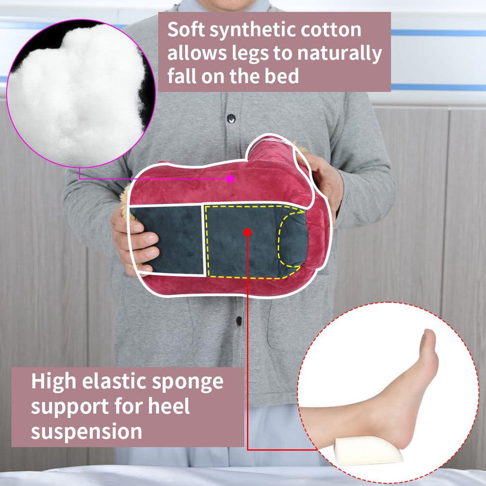 EHUCONWIB rebound filling under the heel offers firm, supportive elevation.