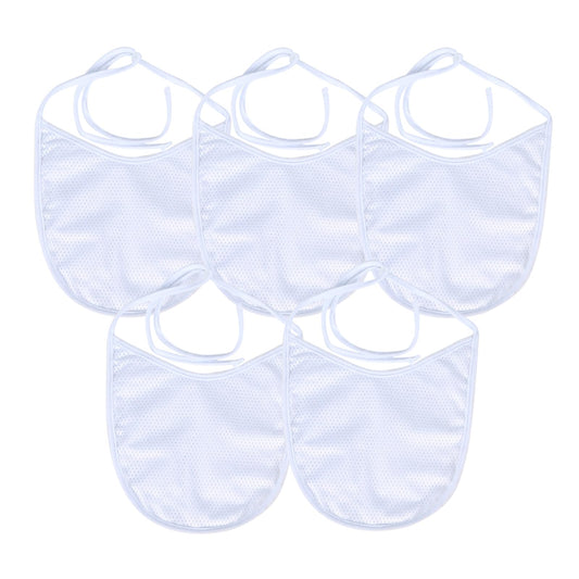EHUSPU tracheostomy cover in white with breathable mesh for comfortable daily wear