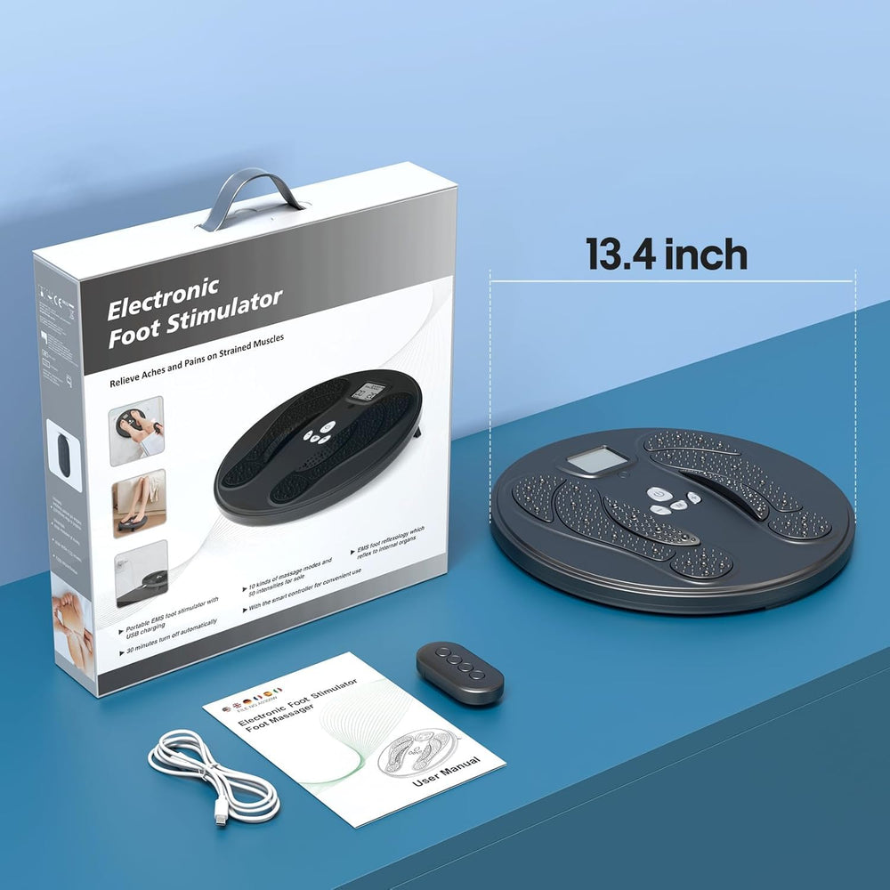 EIGOTDYH EMS foot massager includes extra electrode pads for extended use