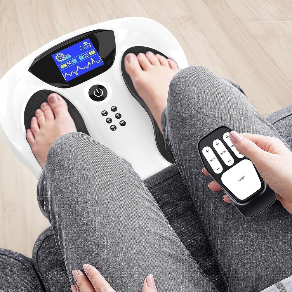 EIGOTDYH EMS Foot Massager Pro+ durable base and silent operation