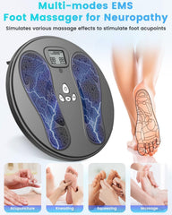 EIGOTDYH EMS foot massager rechargeable battery lets you use it anywhere