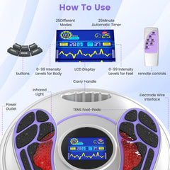 EIGOTDYH TENS pads assembly for flexible pain relief options
