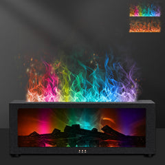 Eiifiter fireplace diffuser flame realism enhances cozy ambiance with warm lighting.