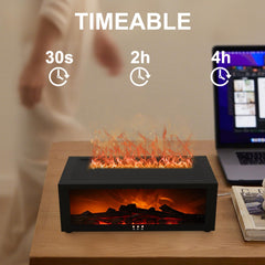 Eiifiter fireplace diffuser tabletop brings fragrance and glow to any surface.