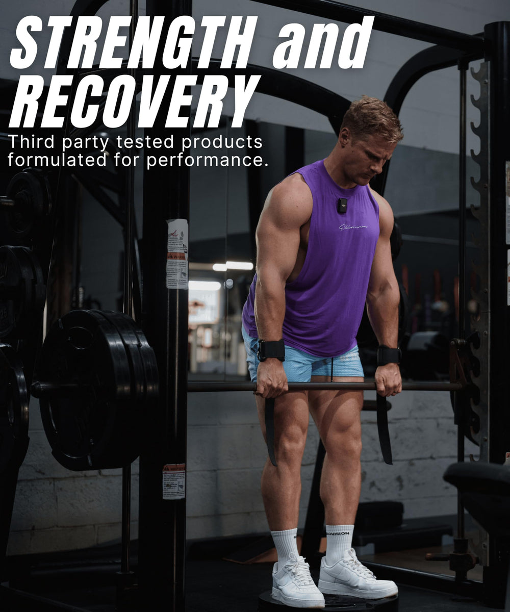 Container highlighting 100 servings for long-term training support
