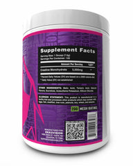 Ekkovision Creatine 100-serving container signals long-lasting supply.