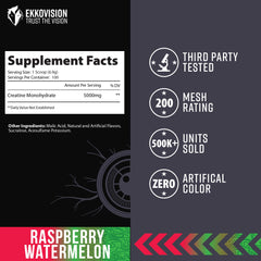 Shaken raspberry watermelon flavor in a refreshing post-workout shake.
