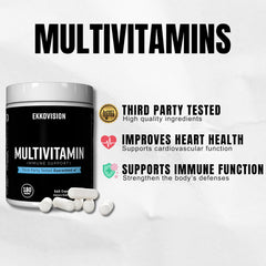Ekkovision Multivitamin with Curcumin C3 Complex and Lutein for nutrient synergy