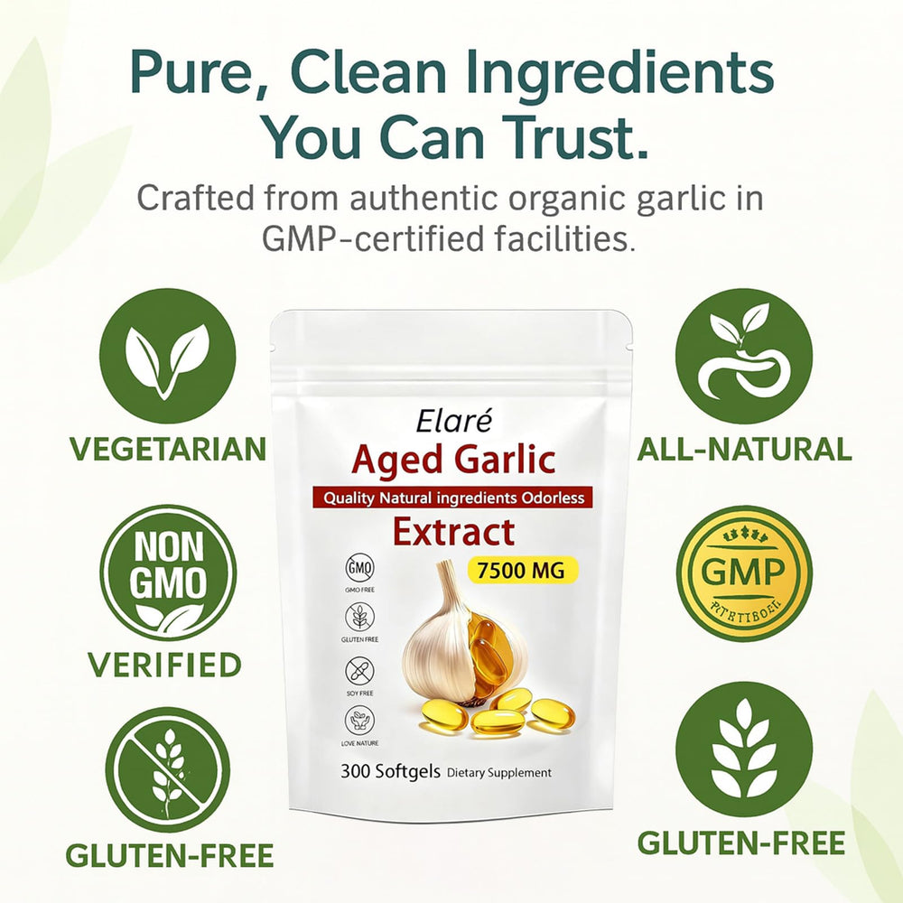 Elare two-year aging process shown for enhanced stability and potency.