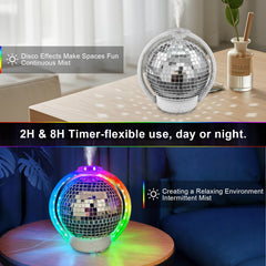 Elcxsla ambient RGB circle light casts dynamic color patterns