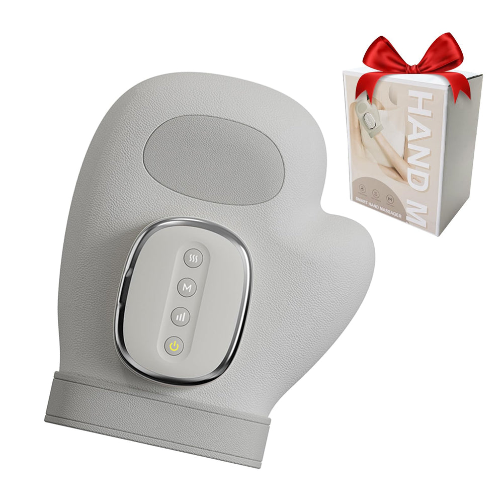 EldHilfe hand massager outer shell with durable ABS and leather for long-term home use
