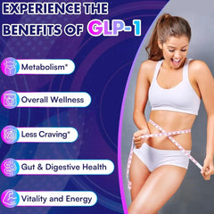 Front label of Electric Elixir GLP-1 Daily Probiotic highlighting vegan and gluten free