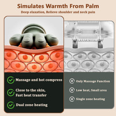 Electric Shiatsu Neck Shoulder Massager compact design fits in a bag