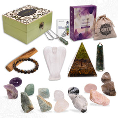 Eleet healing stones bracelet aiding daily energy balance and mindful moments.
