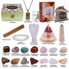 Eleet Healing Stones wand set enhances focus and meditative energy during practice