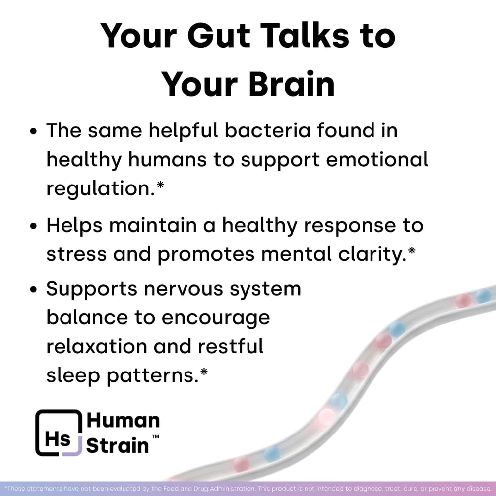 Element Longevity capsules closeup featuring human strain probiotic for mood balance
