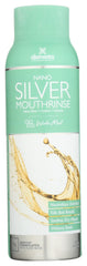 Elementa Nano Silver Winter Mint Mouth Rinse bottle for fresh breath and dry mouth relief.
