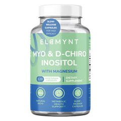 ELEMYNT Inositol 40:1 bottle front view for daily hormonal support