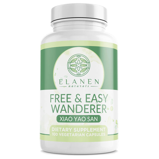 Elanen Naturals Xiao Yao San bottle for balanced mood and well-being.