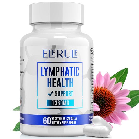 ELERULE lymphatic support bottle for convenient daily use and balance.