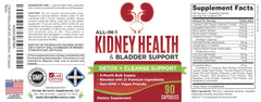 Elevate Kidney & Bladder Support safety-sealed bottle confirms freshness.