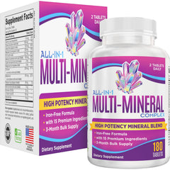 Elevate Recovery 3-month supply bottle for steady multimineral support.