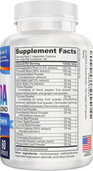 Elevate Recovery Ayurveda ingredients label highlights 17 botanicals for well-rounded routine.
