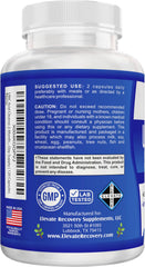 Elevate Recovery front packaging displays product name and features for quick recognition.