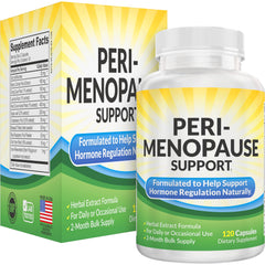 Elevate Recovery Perimenopause Support bottle front with capsules for hormonal balance.