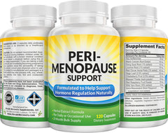 Elevate Recovery Perimenopause ingredients collage emphasizing botanicals in the blend.