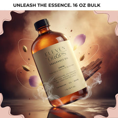 ELEVEN DROPS Bougie 540 bedside ambience, creates calming evenings with amber jasmine.