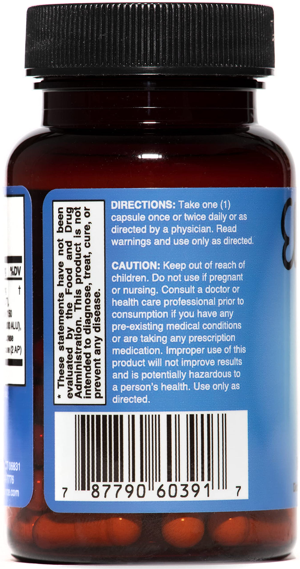 ElevenZyme bottle cap dispensing capsules for easy daily digestion support.