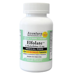 ELFOLATE bonus pack bottle front view for daily folate support