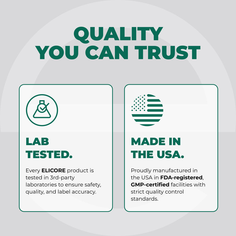 ELICORE manufacturing in a USA facility for quality assurance.
