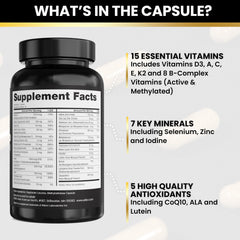 Eliixr vegan capsules packaging indicating plant-based, dairy-free supplement