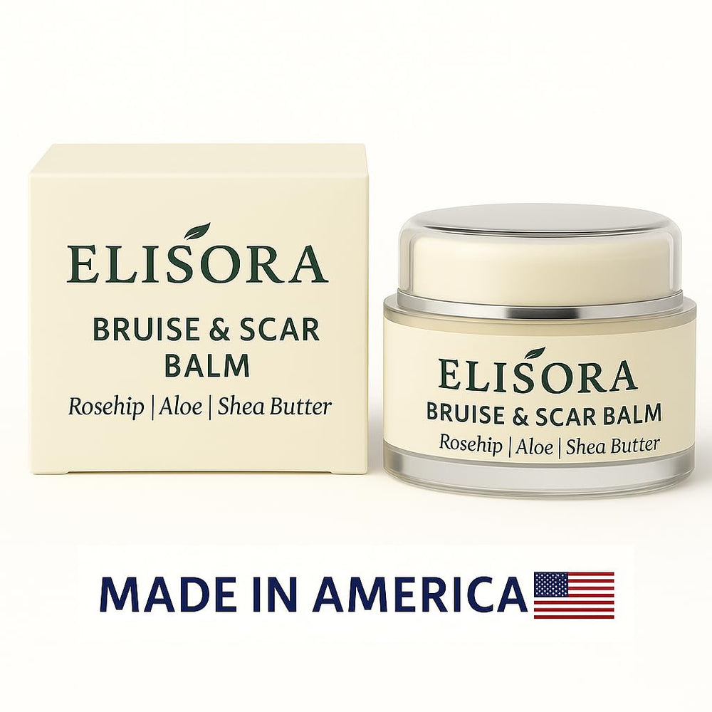 ELISORA-rosehip-oil-rich-cream close-up highlighting nourishing scar renewal benefits.