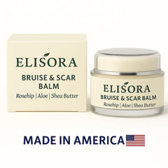ELISORA-rosehip-oil-rich-cream close-up highlighting nourishing scar renewal benefits.
