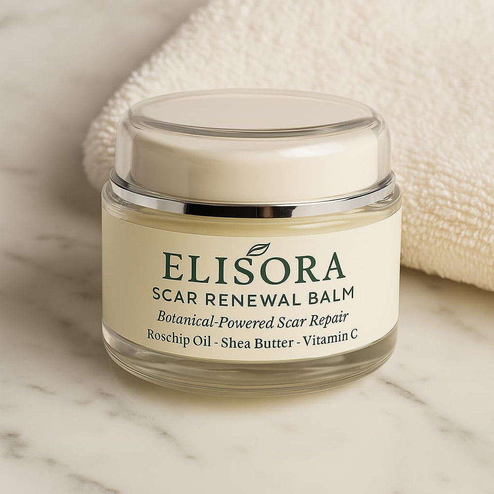 ELISORA-travel-friendly-1oz-jar compact design for on-the-go skincare.