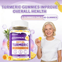 ELLAMENTZ Turmeric Gummies immune-support branding with global vitality cue