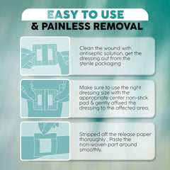 Elleirb latex-free bandages for comfortable wound care