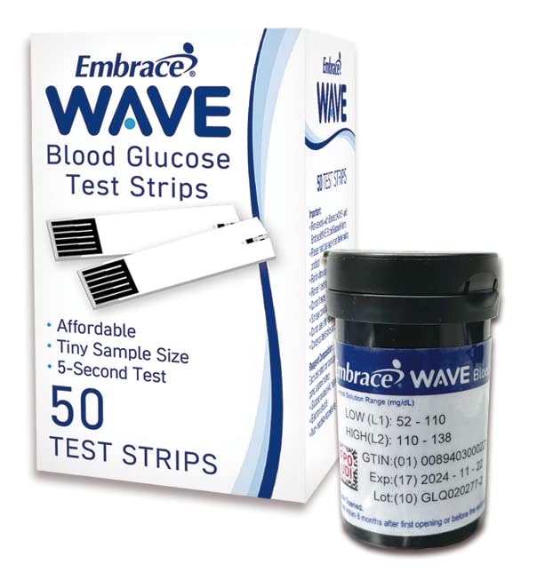 Embrace WAVE+ lancing device close-up for comfortable testing