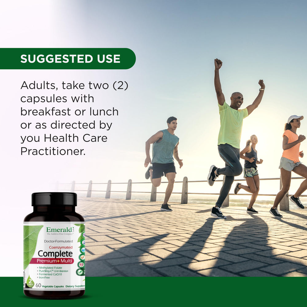 Emerald Labs Complete Premium Multi morning routine setup for immune support